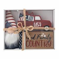 Wooden Patriotic Table Décor Set