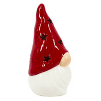 Red Ceramic Gnome, 5.5"