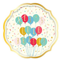 8-Count Let's Celebrate Dinner Plates