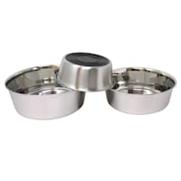 Stainless Steel Bowl W Rubber Base 14 Cups