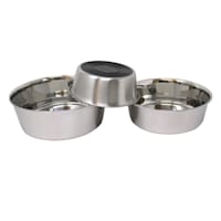 Stainless Steel Bowl W Rubber Base 8 Cups