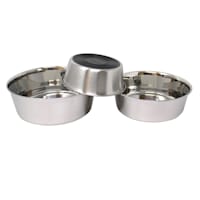 Stainless Steel Bowl W Rubber Base 4 Cups