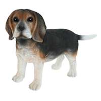 Beagle Outdoor Garden Statue, 13"