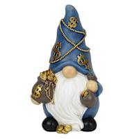 Wealthy Gnome Outdoor Garden Statue, 10"