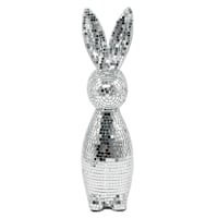 Bunny Brights Silver Disco Bunny, 16"