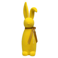 Bunny Brights Yellow Flocked Bunny, 26"