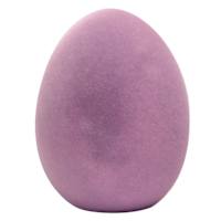 Bunny Brights Purple Flocked Easter Egg, 12"