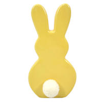 Bunny Brights Yellow Ceramic Bunny, 7"