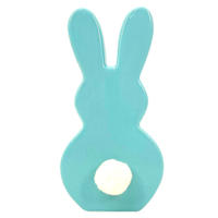 Bunny Brights Blue Ceramic Bunny, 7"