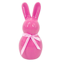 Bunny Brights Pink Ceramic Bunny, 12"