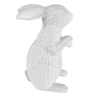 Providence White Textured Bunny, 8"