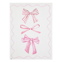 Bows Canvas Wall Art, 12x16