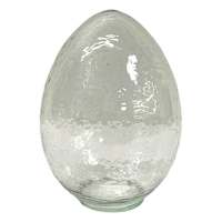 Honeybloom Clear Glass Egg, 6"