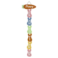 Homespun Easter Happy Easter Bunny Hanging Sign, 26"