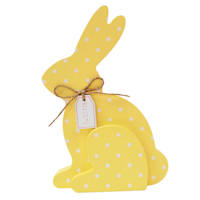 Homespun Easter Yellow Bunny, 8"
