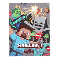 Minecraft Group Canvas Wall Art, 12x16