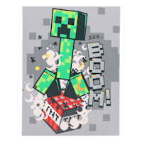 Minecraft Creeper Canvas Wall Art, 12x16