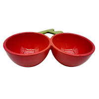 Oh Joy! 2-Section Cherry Serving Bowl