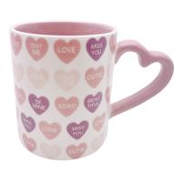 Conversation Heart Mug, 14oz