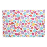 Bunny Brights Multicolor Tossed Easter Eggs Vinyl Tablecloth