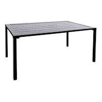 Grammercy Patio Coffee Table, Black