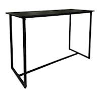 Grammercy Patio Bar Table, Black