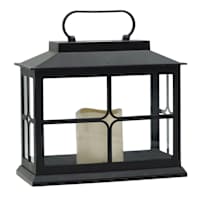 Black Box Outdoor Solar Lantern, 9"