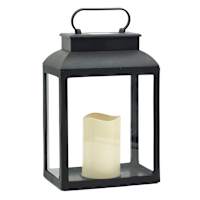 Black Box Outdoor Solar Lantern, 12"