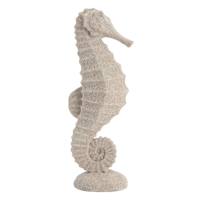 Sand Seahorse Outdoor Garden Statue, 16"