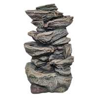 Rock LED Outdoor Fountain, 19"