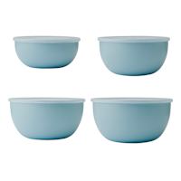 KitchenAid Set of 4 Mineral Water Blue Prep Bowls