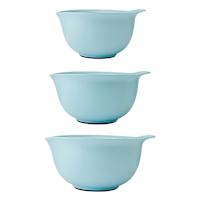 KitchenAid Set of 3 Mineral Water Blue Universal Mixing Bowls