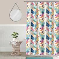 13-Piece Vibrant Tropics Shower Curtain Set, 70x72