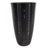 Millie Black Tall Outdoor Planter, Small