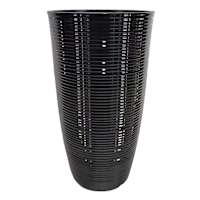 Millie Black Tall Outdoor Planter, Medium