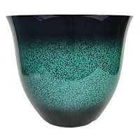 Nora Reactive Blue Outdoor Egg Planter, Large