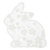 Providence Beaded Bunny Placemat, 16"