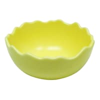 Bunny Brights Yellow Cracked Egg Candy Bowl, 6.5"