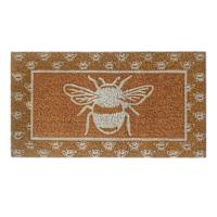 Honeybloom Bee Icon Coir Mat, 22x47