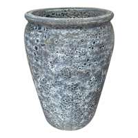Arcadia Blue Lava Outdoor Planter, Medium