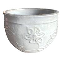 White Flora Outdor Planter, Small