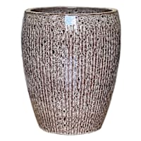 Amber Ceramic Outdoor Planter, Large