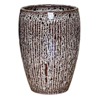 Amber Ceramic Outdoor Planter, Medium