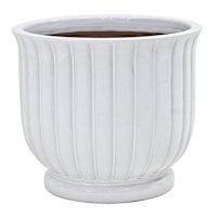 Providence Prudence White Outdoor Planter, Large