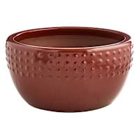 Briar Brown Ceramic Outdoor Planter, Medium
