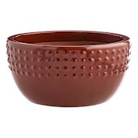 Briar Brown Ceramic Outdoor Planter, Small