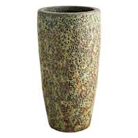 Halston Teal Ceramic Outdoor Planter, Small