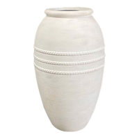 White Tarlton Jar Outdoor Planter, 27"