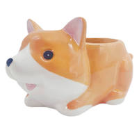 Indoor Mini Corgi Planter, 3"