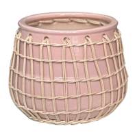 Indoor Auburn Pink Planter, Small